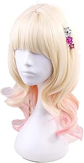 Cosplay wig Diabolik lovers komori yui, light blonde cosplay wig with pink cosplay wigs, heat -resistant synthetic hair for party, anime show, event.. From checkout to your doorstep in less than a week — DIAYTAR Nigeria.