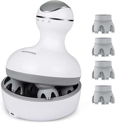 Waterproof portable masseur for the head and body of the scalp, white/gray, s/laptop, ARES RS-S101.. Navigate through thousands of products at pocket-friendly prices with DIAYTAR NIGERIA's easy-to-use platform.