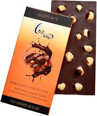 Go Way - Zero Sugar - Keto Friendly - Rich in protein - 60 % Hazelnuts - Dark chocolate bar - 50 g.. Say goodbye to limited options and long shipping times. DIAYTAR Nigeria delivers variety, quality, and affordability straight to your door.