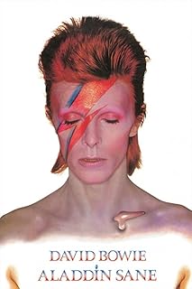 Asher Gift Aladdin Sane David Bowie Poster, Multicolored poster - Mate Display without frame 11 x 17 inches (28 cm x 43 cm).. DIAYTAR NIGERIA: Your gateway to affordable products delivered reliably across Nigeria.