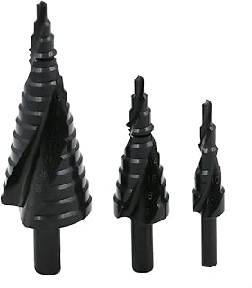 Mengxin HS Set of 3 pieces in fast steel 4-12mm/4-20mm/4-32mm, triangular pagoda handle in nitride spiral to drill carbon steel, isolated panel, pvc leaf, leaf.. DIAYTAR NIGERIA makes quality accessible to all with our affordable prices and quick delivery service.