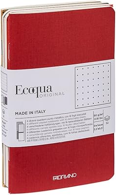 Collection of original pocket notebooks Fabriano Ecoqua 90 g m2 9x14 cm.. DIAYTAR NIGERIA revolutionizes access to quality products with affordable prices and dependable shipping.