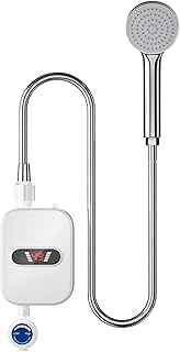 Instant shower instant water heater, 220V 3000W, System of electric bathroom with LCD quick digital heating bathroom with shower potato and pipe, for kitchen and bathroom.. Get more for less on DIAYTAR Nigeria — Nigeria’s favorite e-commerce platform.