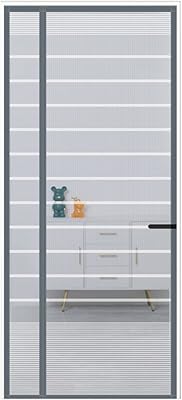 Magnetic mosquito net door 85 x 210 cm, striped mosquito net doors for sliding doors, mosquito net, door mosquito maker reinforced hermetic with full frame for interior patio door.. Affordable luxury and fast service — only on DIAYTAR Nigeria.