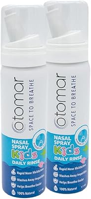 Otomar Kids Pocket Spray nasal solution: flexible rubber tip, 100 % free, 0 years and over, Quick daily Mucus relief, 2 x 50 ml - Package of 2.. DIAYTAR NIGERIA: Your affordable gateway to thousands of products delivered within a week.