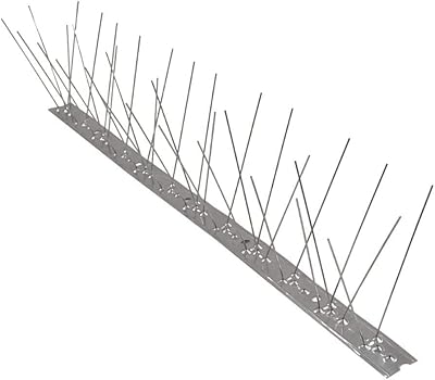 Stainless steel bird pikes for pigeons and other small birds, does not contain plastic - 100 cm.. DIAYTAR NIGERIA puts thousands of products at your fingertips with affordable prices and delivery within a week.