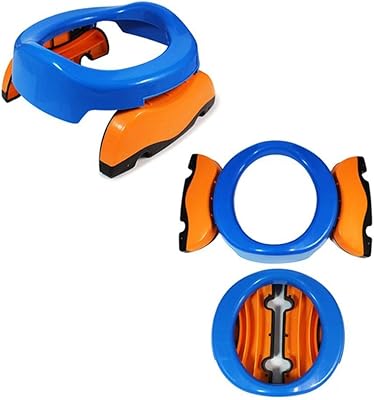 2 in 1, portable and foldable children's toilet seat, for use on a trip. blue.. DIAYTAR Nigeria offers great deals, a huge product variety, and delivery in under a week.