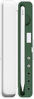 Transport case for Apple Pencil 2nd and 1st generation - Storage box with cover for Apple Pencil - Protective case with shock absorption for iPad Pencil (green).. DIAYTAR NIGERIA transforms dreams into deliveries with our affordable prices and reliable shipping.