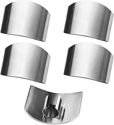 Lot of 5 sorestone stainless steel-steel protectors to cut the vegetables avoiding.. DIAYTAR Nigeria: trusted by thousands for fast, reliable delivery.