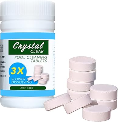 Purifying tablets, cleaning tablets for slowly dissolved pools Aeruvami (net: 100 g).. Shop smarter, not harder with DIAYTAR NIGERIA - thousands of products at your fingertips with affordable delivery.