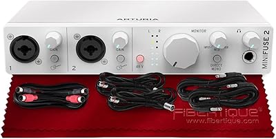 Arturia Mini Fuse 2 audio interface with Ableton Live Lite, 4x Artoria FX is part of a basic set including 2 TRS 1/4 "cables", 2 x pro Audio XLR 2 and more.. With DIAYTAR Nigeria, you can browse through thousands of items at the best prices. Place your order today and receive it in less than a week.