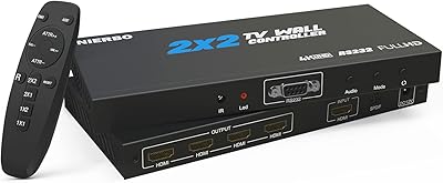 HDMI Nerbo 2x2 HDMI 4K X video wall controller.. DIAYTAR NIGERIA: Where affordability meets reliability with thousands of products delivered promptly.