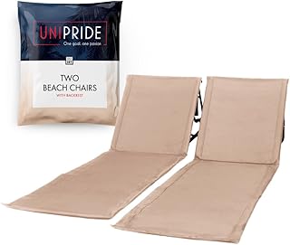 Unipride light beach chair for adults (batch of 2) - Portable beach chair I perfect tanning carpet for sunbathing I small travel chair easy to fold and transport - beige beige.. Shop from thousands of products at DIAYTAR NIGERIA and enjoy budget-friendly nationwide delivery.