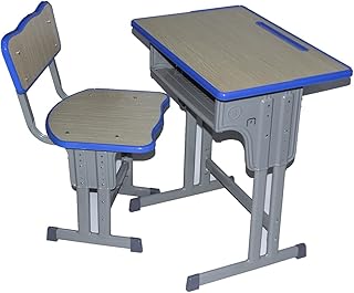 Table and study chairs for children, adjustable height, wood color.. DIAYTAR NIGERIA: Where every shopping need is met with affordable prices and reliable 5-8 day delivery.