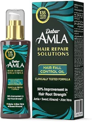 Dabur AMLA anti -fall oil enriched with pure amla, sweet almond and aloe vera - 150 ml.. DIAYTAR NIGERIA: Where every shopping need is met with affordable prices and timely delivery.