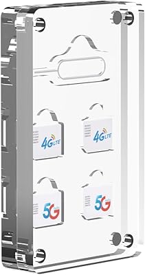 Transparent magnetic protection case Vivanzhi micro sim with nano sim locations, holes for ejection pins - 05 SIM.. DIAYTAR NIGERIA: Your partner in affordable online shopping with dependable delivery within 8 days.