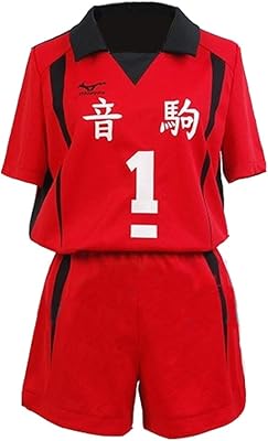 Cosplay costume inspired by the Nekoma high school, Kozumi Kenma Kuro Tetsuro volleyball uniform, red jersey.. Experience the future of online shopping with DIAYTAR NIGERIA's extensive product range and competitive pricing.