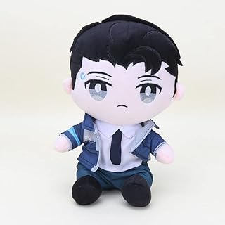 Human plush Detroit Beacom, 28 cm/11 ", fancy plush doll (black, 28 cm).. Shop from anywhere in Nigeria and receive your DIAYTAR purchases at affordable prices within a week.