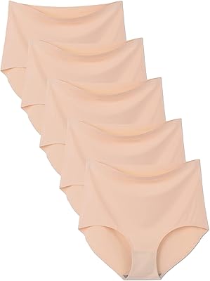 5 Invisible hipster panties for women invisible panties high waist.. You deserve better shopping — choose DIAYTAR Nigeria today.