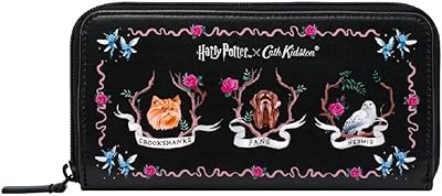 Harry Potter Magic Creatures Continental Large Portfolio Zipped in Black, Black, L, Classic.. Experience the ease of modern shopping with DIAYTAR NIGERIA's comprehensive platform and quick delivery.