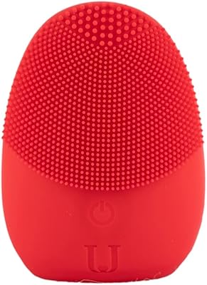Face cleaner miniso silicone to clean the face and eliminate dirt and impurities, red.. Explore the biggest product variety online — only at DIAYTAR Nigeria.