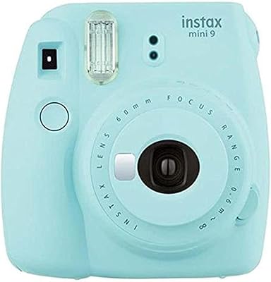 Instant camera Fujifilm Instax Mini 9 Glacier blue with 1 film package.. No more overpriced stores — DIAYTAR Nigeria brings the best to your door.