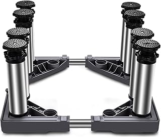 Multifunctional base adjustable in height 14-17 cm base for washing machine and dryer.. Shop smarter, not harder with DIAYTAR NIGERIA - thousands of products at your fingertips with affordable delivery.