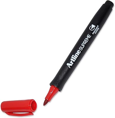 Permanent marker Artline Supreme Package of 1210 mm Red Bullet -.. Shop with ease at DIAYTAR NIGERIA and enjoy our extensive product range delivered at affordable rates.
