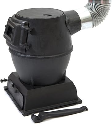 Wood stove with view window, carbon fire in pure cast iron, firewood oven, camping stove for tent, interior, villa, heating and kitchen.. Find quality and variety without breaking the bank — only on DIAYTAR Nigeria.