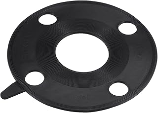 BELLATM 2 1/2 "integral rubber lip gasket x 3 mm, DN100 tube, 4 flat screw holes, black.. DIAYTAR NIGERIA: Where every click leads to affordable purchases delivered promptly to your door.