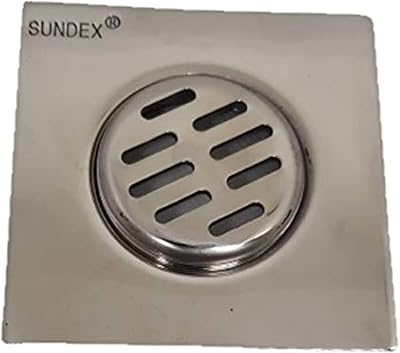 SENDEX Stainless steel bathroom floor siphon with removable grid 3 × 3 × 1 1/2 inches.. Be part of Nigeria’s most trusted online shopping experience — DIAYTAR Nigeria.