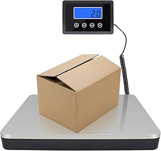 Aurgod shipping balance, Robust digital postal balance of 400 lb/180 kg, portable stainless steel LCD display platform for shipping with 12 \ "x 10 \" platform ".. DIAYTAR NIGERIA delivers what you want at prices you'll love, all within 5-8 days nationwide.