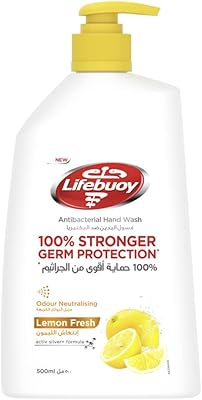 Lifebuoy antibacterial hand washing, Fresh Fresh, Lemon Fresh toiletries, 100 % stronger protection against germs, 500 ml.. DIAYTAR NIGERIA stands as your affordable shopping ally with nationwide delivery in just 5-8 days.