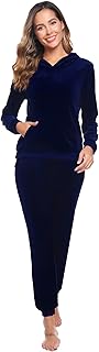 Highbury Velvet tracksuit for Women Winter Women Fondement Pants with Hooded Hoode Two rooms Set of clothing for living room training.. Shop with purpose at DIAYTAR NIGERIA and receive your purchases at unbeatable prices within the week.