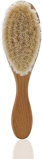 Children's hair brush with wooden handle, vintage oil brush with ultra -soft goat hair to clean the shampoo and washing.. Shop smart with DIAYTAR NIGERIA, offering a vast product range delivered to your doorstep within a week.