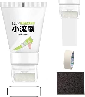Mini roller brush for latex wall paint, mastic wall repair roll, small roll brush, 100 g, 7 colors for DIY wall advertising renovation (white).. Whether you're in Lagos, Abuja, or anywhere in between, DIAYTAR Nigeria ensures your online shopping experience is smooth, affordable, and fast.
