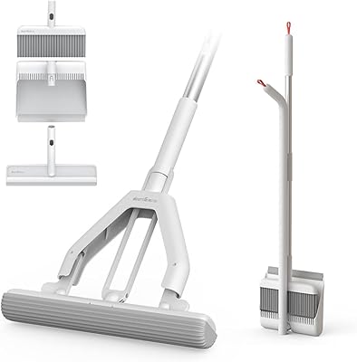 Set of house cleaning tools Deerma in three rooms including a broom, a dust shovel, a sponge mop and a wiper with stainless steel handle for the house, the desk and the kitchen.. Shop across categories at DIAYTAR NIGERIA with the confidence of prompt and budget-friendly delivery.