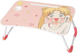 WJMLS Small Portable portable table for laptop in aluminum alloy adapted to picnics and picnics with handle (Sailor Moon).. DIAYTAR NIGERIA connects desire with fulfillment through our affordable e-commerce platform.