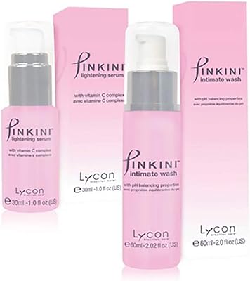 Pinkini cleansing and lightening kit - Pinkin serum and gel lightening for the skin - includes 50 ml of intimate cleaner and 30 ml of pigmentary lightening serum - Hyperpigmentation treatment for the bikini and dellical area.. Experience shopping without compromise at DIAYTAR NIGERIA, with vast selection and quick delivery.