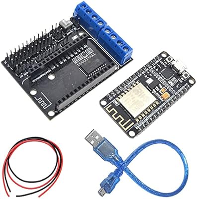 MCU Development Kit Neochi ESP8266 ESP-12E CP2102 + WiFi L293D pilot extension card protection module.. Explore a world of choices with DIAYTAR NIGERIA's vast catalog and budget-friendly nationwide shipping.