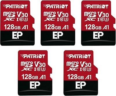 Card micro SD Patriot A1/V30 128 GB for Android phones and tablets, 4K video recording - 5 pack.. Experience the power of choice with DIAYTAR NIGERIA's vast catalog and affordable 5-8 day delivery.