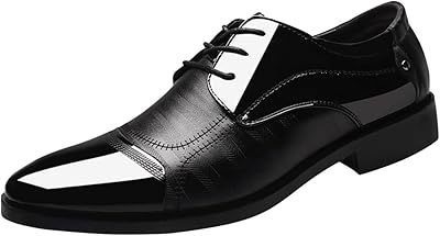 Formal leather shoes in fashion for men size L, casual low heels, flat, vegans, comfortable, handmade, durable, in oxford fabric, formal leather shoes.. Shop confidently on DIAYTAR Nigeria — everything you need, delivered quickly.