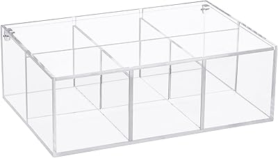 Yeko acrylic jewelry box 6 sections of 76 ".. Whether you're in Lagos, Abuja, or anywhere in between, DIAYTAR Nigeria ensures your online shopping experience is smooth, affordable, and fast.