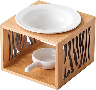 Coating heater, aromatherapy oil burner, scented bamboo candle holder, essential oil tart oil diffuser, suitable for yoga, spa, bedroom, festive decoration.. DIAYTAR NIGERIA makes quality accessible with low prices and reliable 5-8 day nationwide delivery.