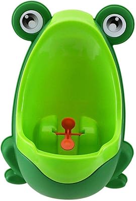 A pot to teach children to use the toilet with a frog -shaped urinal for boys.. Your go-to destination for affordable online shopping, DIAYTAR NIGERIA delivers in under 8 days.