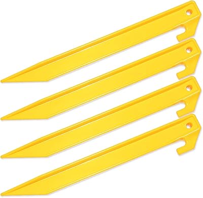 Himax 10/30 Himax plastic tent stakes - 9 inch for beach tent, umbrella stakes with bag - essential equipment for camping, hiking, gardening and more.. DIAYTAR NIGERIA: Where affordability meets variety in Nigeria's most comprehensive online marketplace.