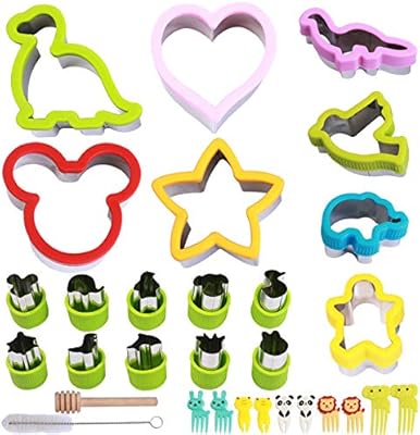 Set of 30 pieces of Sandwich and Children's Schooling, Decrusting Sandwich Machine, Heart-shaped Holiday-shaped cookiens, Fresh and vegetables in shapes for boys and girls, Bento lunch box with Mickey Mouse dinosaur star.. DIAYTAR NIGERIA: Your partner in affordable online shopping with dependable delivery within 8 days.