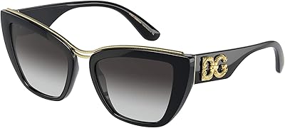 Dolce & Gabbana DG6144-501/8G-54 sunglasses, black, multicolored.. DIAYTAR NIGERIA: Where shopping meets satisfaction with affordable prices and delivery within 8 days.
