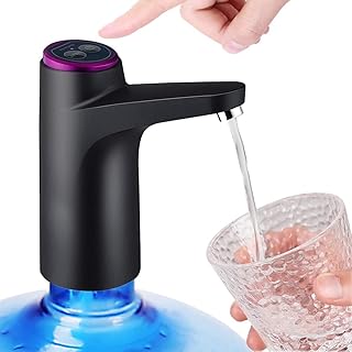 Milton water bottle pump, portable electric water pump with USB loading, automatic drinking water pump, white/black.. Shop efficiently with DIAYTAR NIGERIA, offering thousands of products at unbeatable prices delivered promptly.