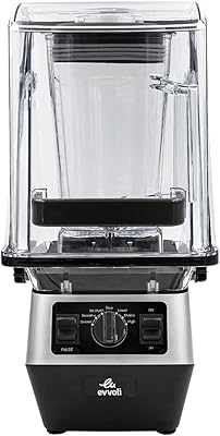 Commercial mixer Evoli with ice crusher, 3-speed control, 2L, 2200W, Evka-CBL20B, black.. Discover the perfect shopping balance at DIAYTAR NIGERIA with competitive prices and prompt delivery.
